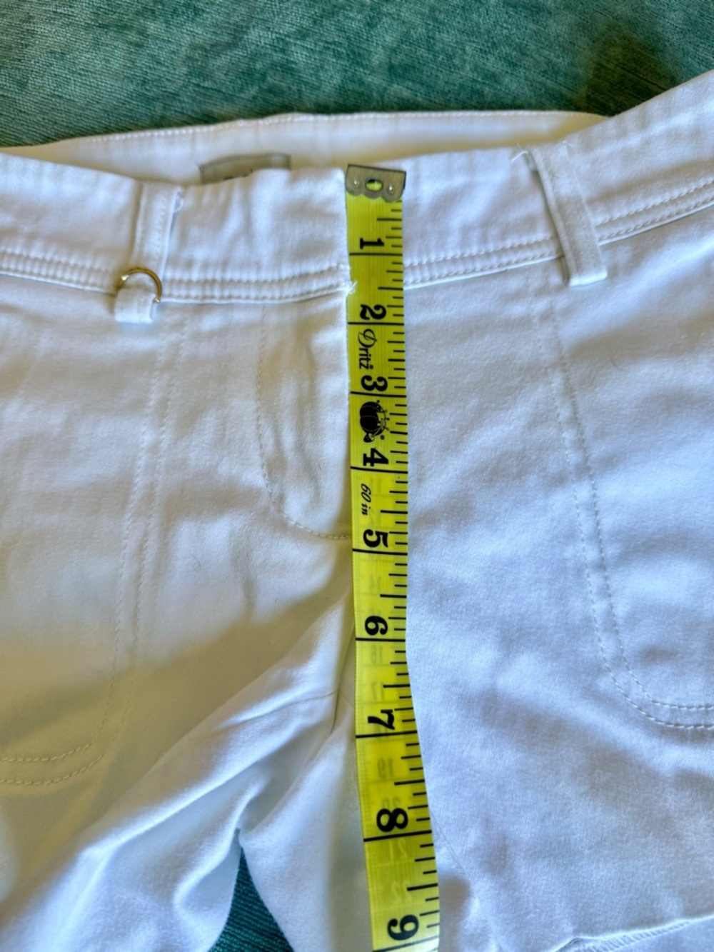 Cache White Women's Cotton Blend Shorts Size 0 - Picture 4 of 4